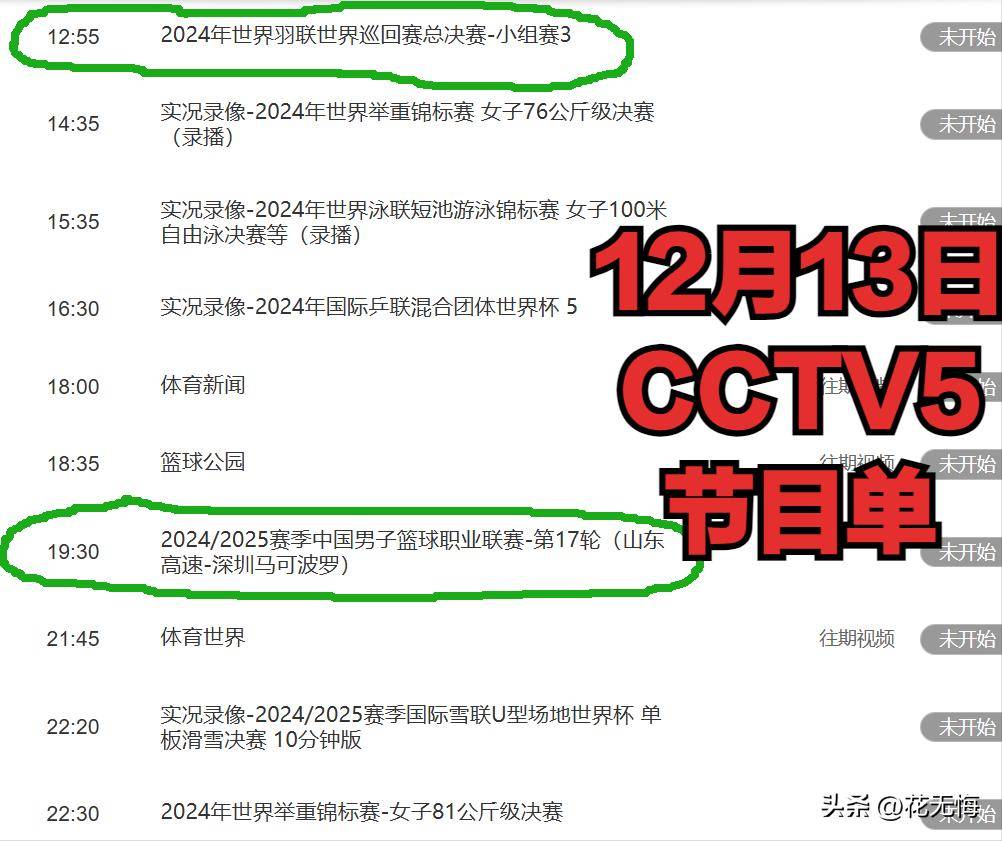 CCTV5节目预告表，探索精彩纷呈的体育世界