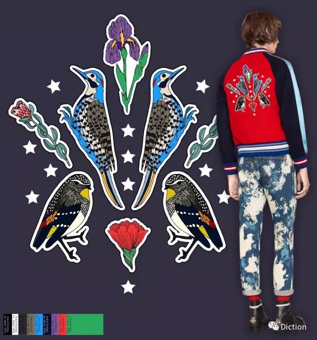 探索一个独特的服装品牌，鸟图案的时尚魅力