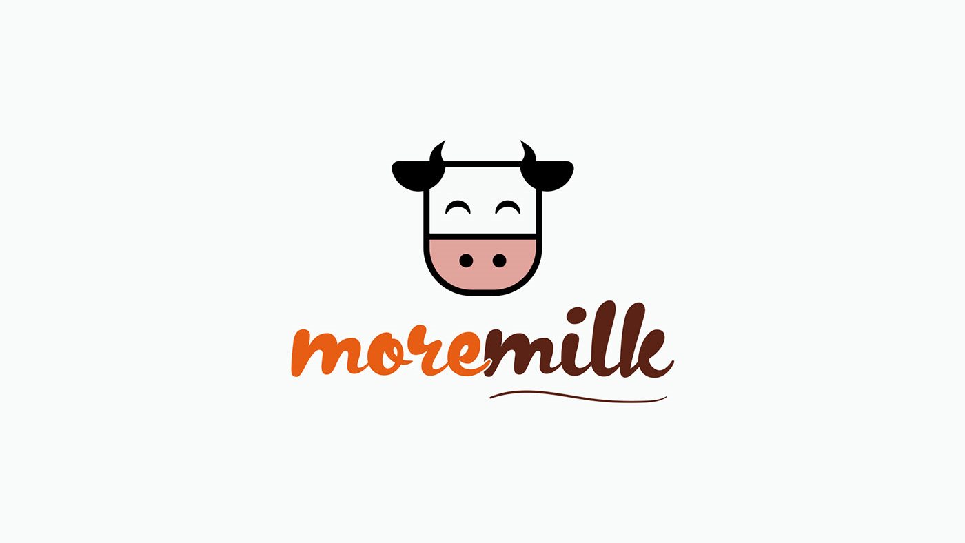 探究牛奶商标产品信息的图案设计